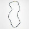 Tanzanite, Aquamarine, Blue Topaz and Rock Crystal Necklace