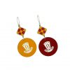 "Top Hat Poker Chip" Earrings