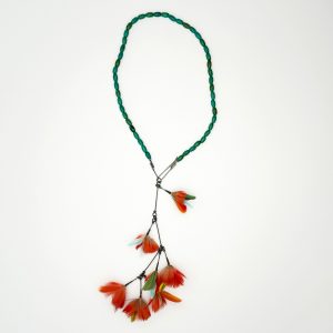 Gabrielle Gould, Turquoise and Feather Necklace, Freehand Gallery