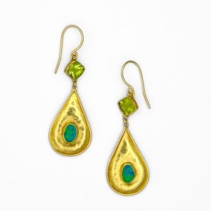 Pear Earrings, Jo Baxter, Freehand Gallery