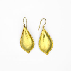 18k gold earrings, Jo Baxter, Freehand Gallery