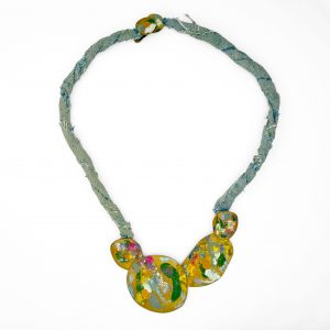 Circle Denim Necklace, Maru Lopez