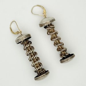 Coil earrings, Michele Lippert, Freehand Gallery