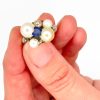 Pearl and Sapphire Ring