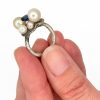 Pearl and Sapphire Ring