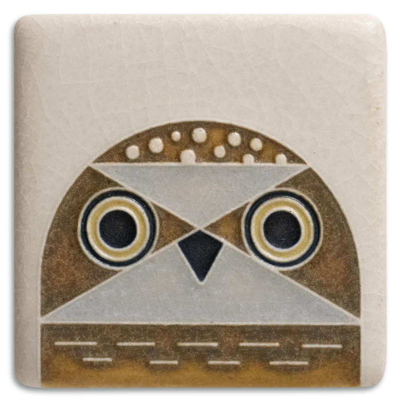 Owlet, Motawi Tile, Freehand Gallery