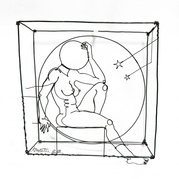 wire sculpture space venus